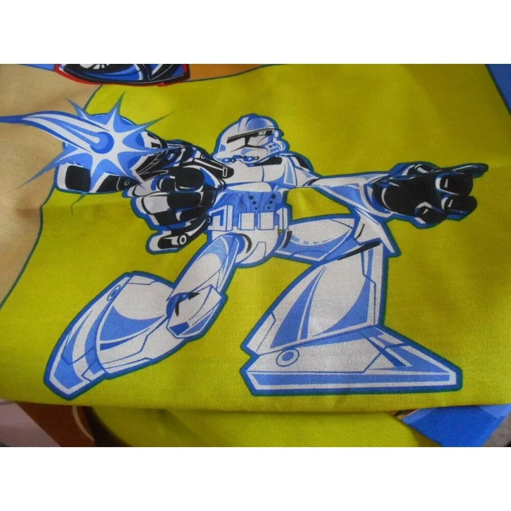 NWOB Star Wars 2005 Dan River Twin Flat Sheet Bedding Vintage USA Made